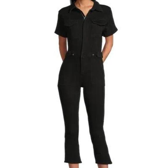 Nwt black cotton jumpsuit - Picture 1 of 3